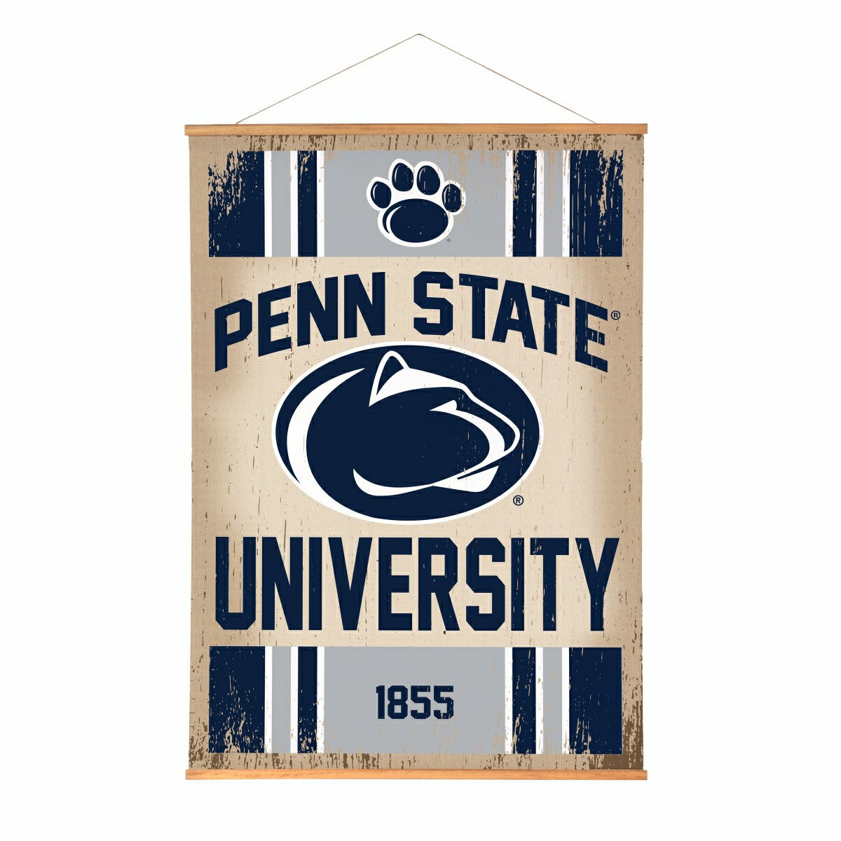 Penn State, Canvas Wall Tapestry, Large, 54x36, Collegiate, Home