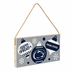 Penn State Holiday Wood Wall Sign, 6x11, Collegiate, Home