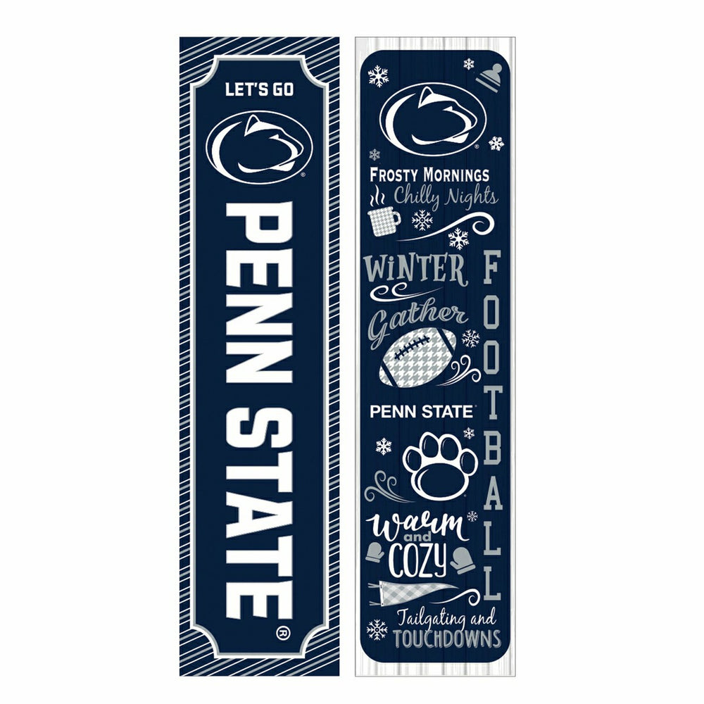 46" Double Sided Leaner, Penn State, Winter Seasonal, Collegiate, Home