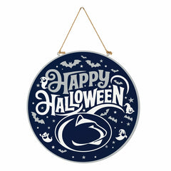 Penn State Halloween Round Door Décor with Hanging Rope, 18x18, Collegiate, Home