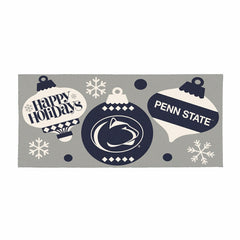 Penn State Holiday Flocked Coir Sassafras Switch Mat, 22"x10", Collegiate