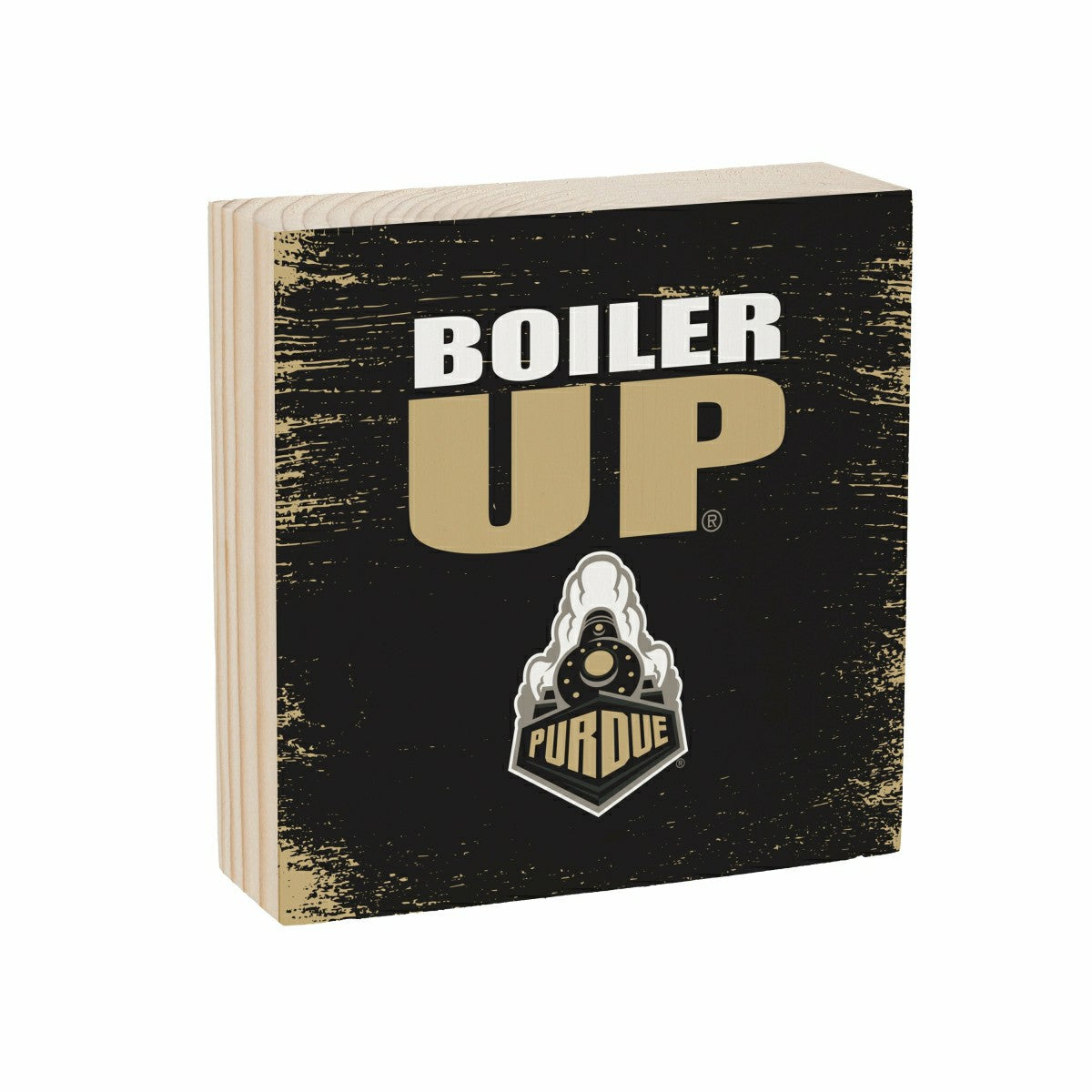Purdue University Plock, Down Home Fans, 6x6, Collegiate, Home