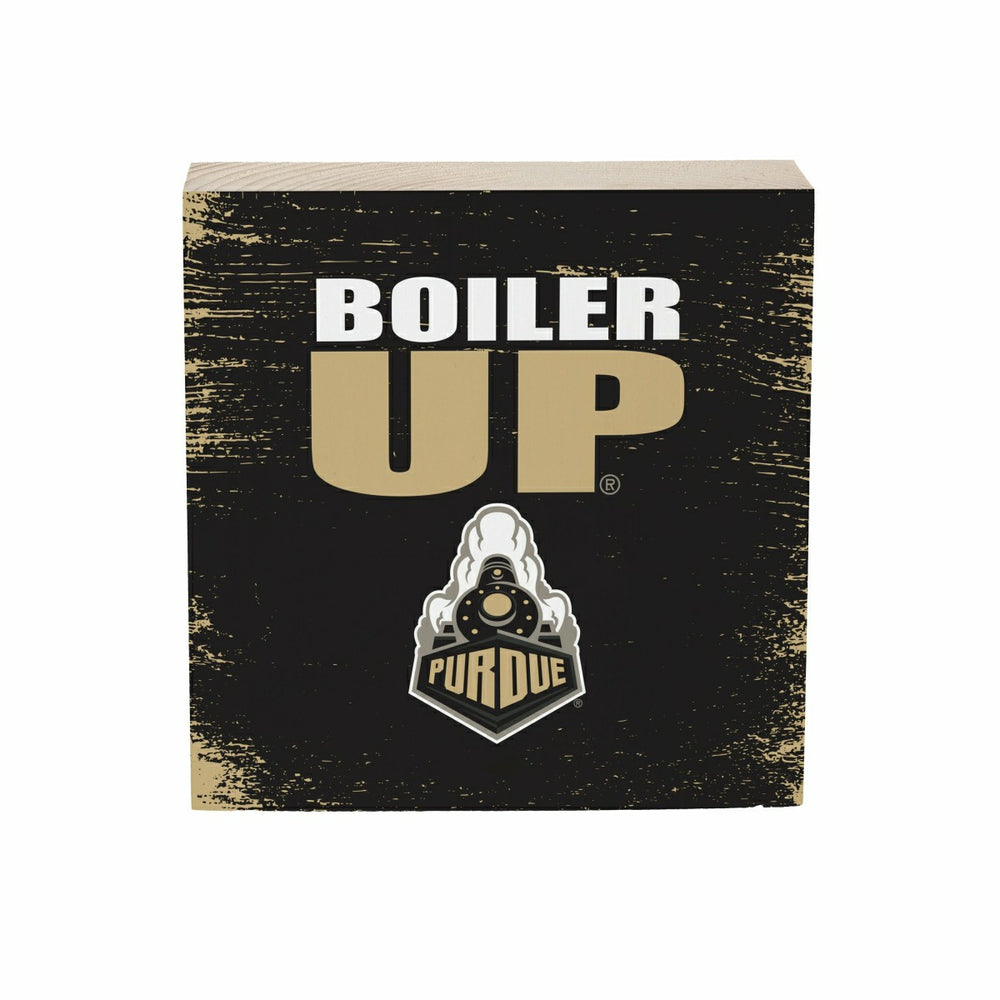 Purdue University Plock, Down Home Fans, 6x6, Collegiate, Home