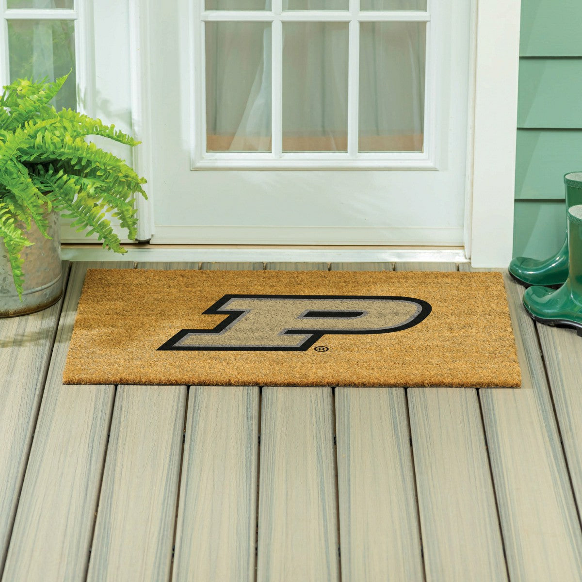 Purdue University Large Full Color Coir Mat, 36"x24", Collegiate