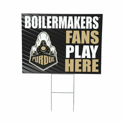 Purdue University Coroplast Yard Sign "Fans Play Here", Collegiate, Home