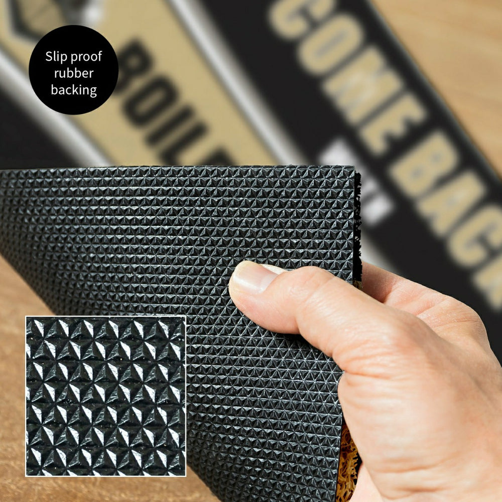 28" x 16" PVC Trapper Mat, Come Back with Tickets, Purdue University, Collegiate