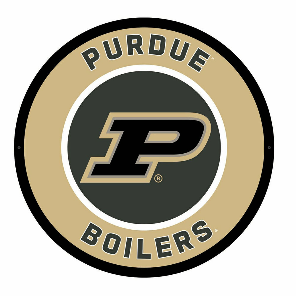 LED Wall Decor, Round, Purdue University, Collegiate, Home