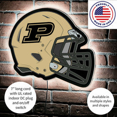 LED Wall Decor, Helmet, Purdue University, Collegiate, Home