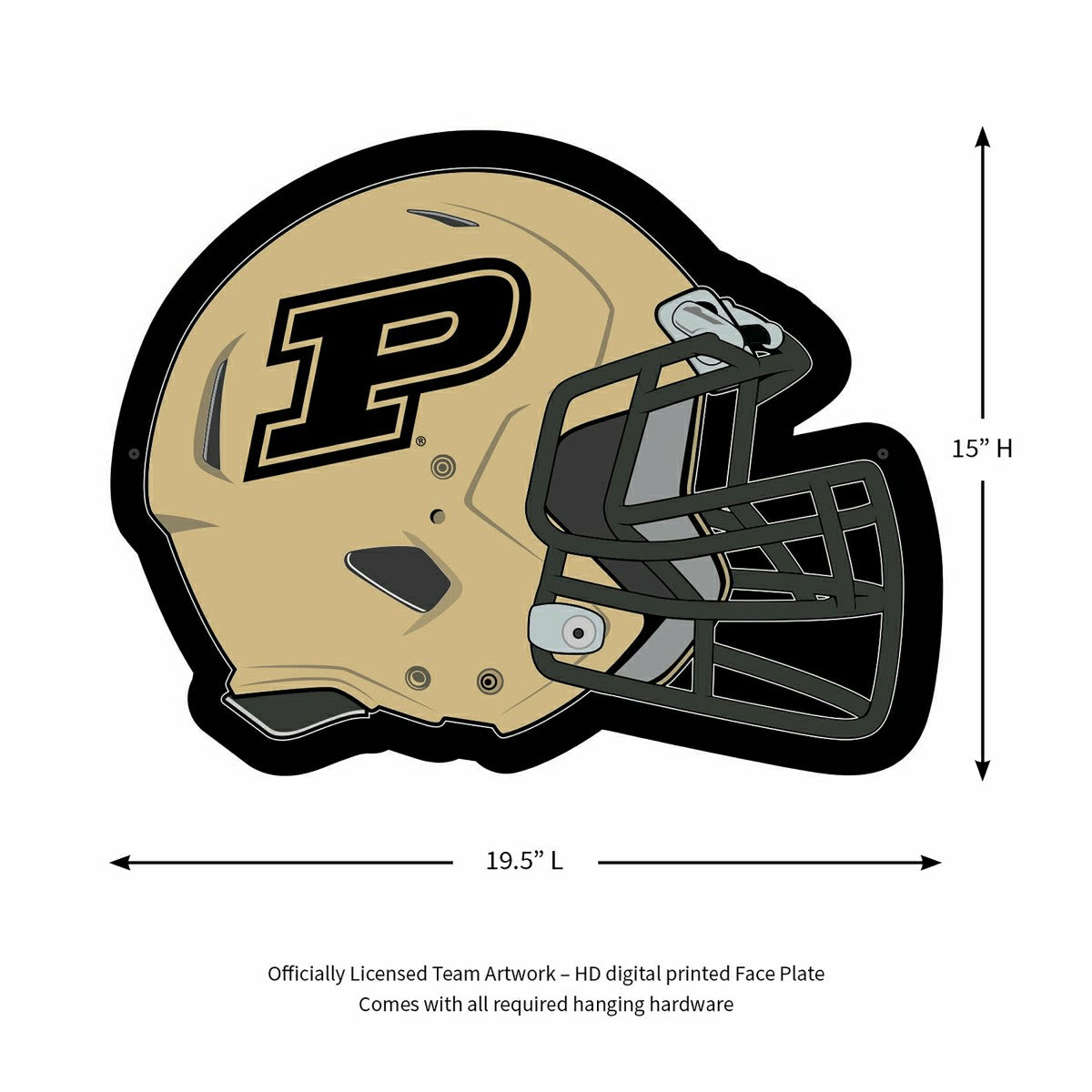 LED Wall Decor, Helmet, Purdue University, Collegiate, Home