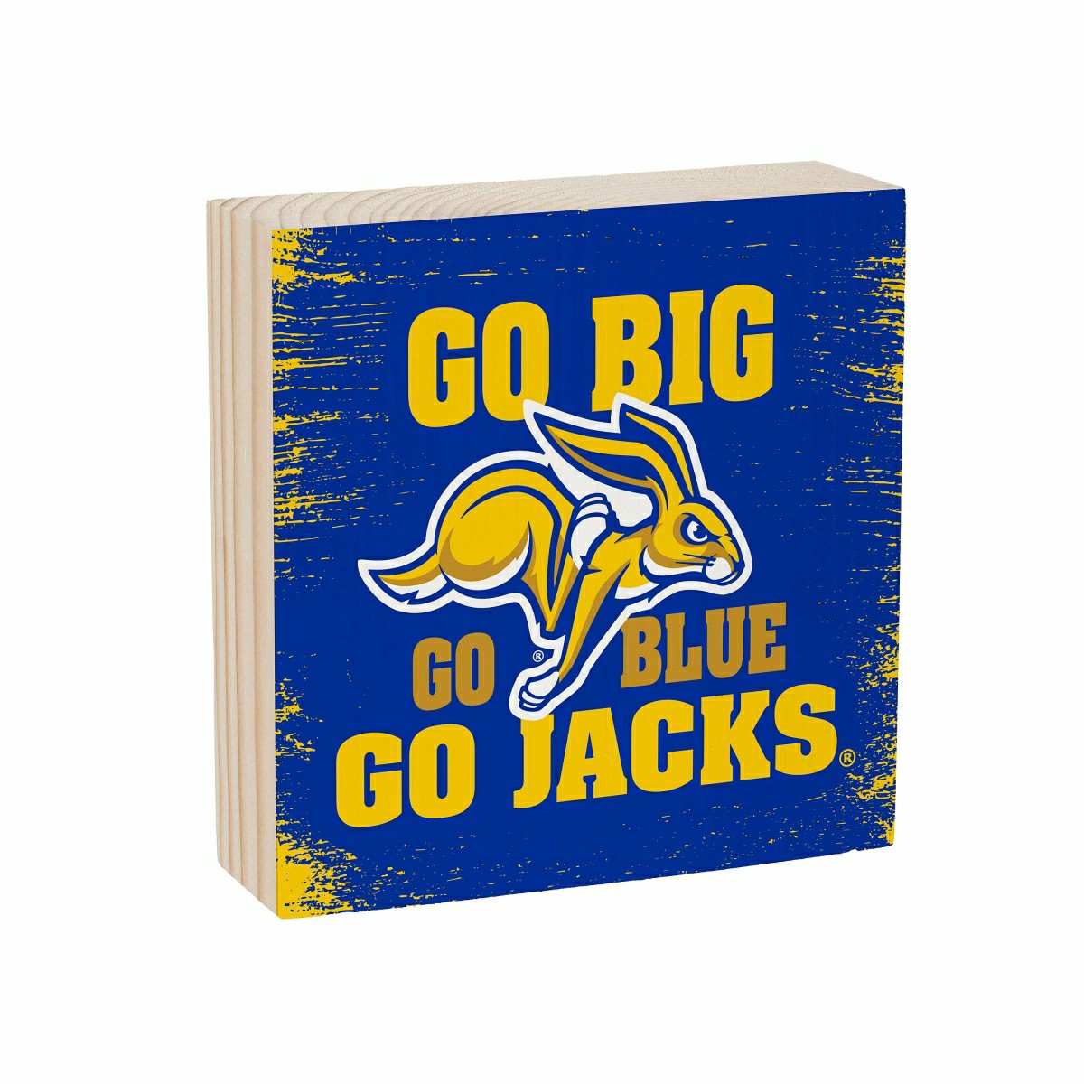 South Dakota State University Plock, Down Home Fans, 6x6, Collegiate, Home