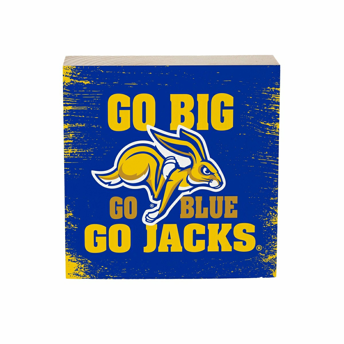 South Dakota State University Plock, Down Home Fans, 6x6, Collegiate, Home