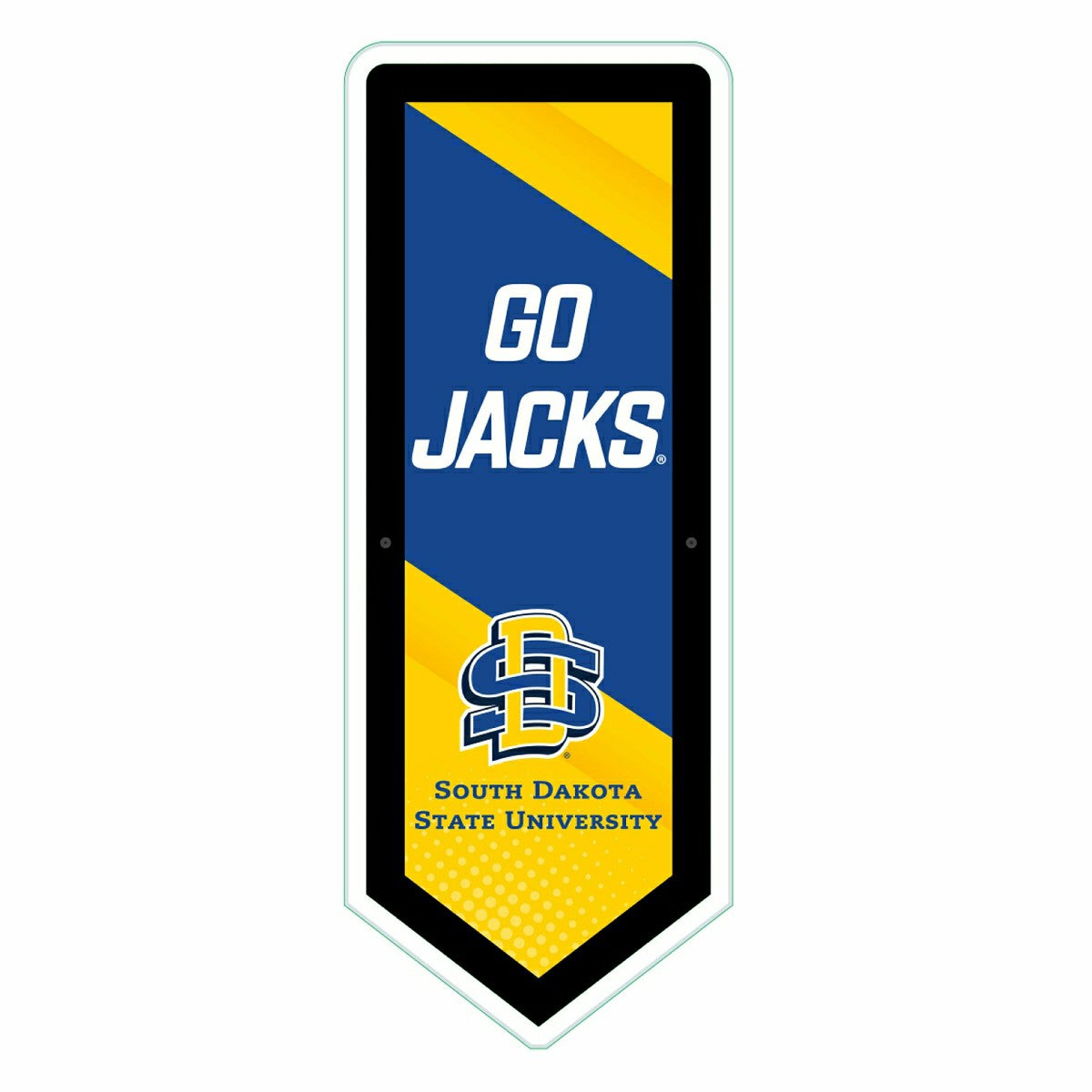 LED Wall Decor, Pennant, South Dakota State University, Collegiate, Home