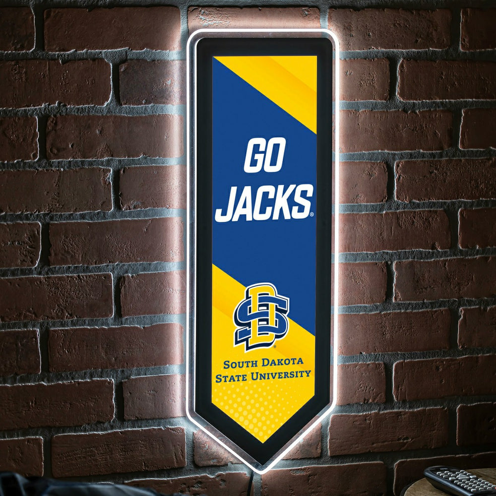 LED Wall Decor, Pennant, South Dakota State University, Collegiate, Home