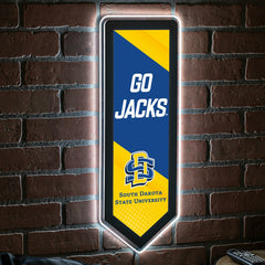 LED Wall Decor, Pennant, South Dakota State University, Collegiate, Home