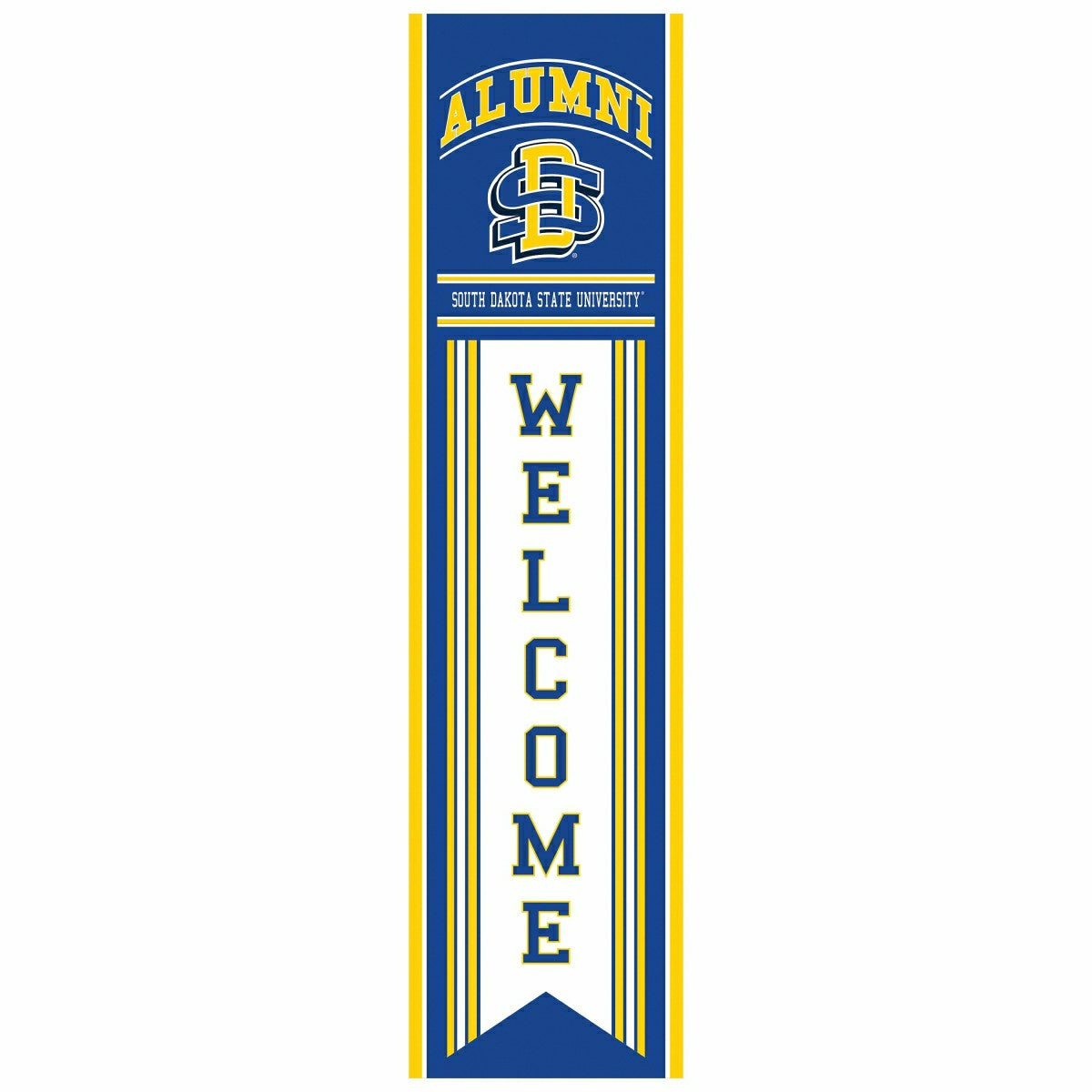 South Dakota State University Alumni Single Sided Large Leaner, 46", Collegiate, Home
