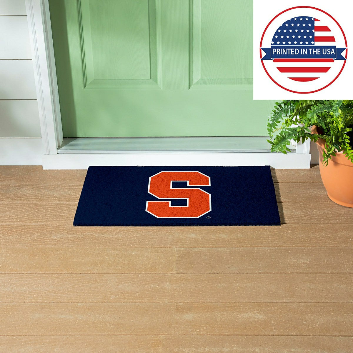 Full Color PVC Mat, 16" x 28", Syracuse University, Collegiate