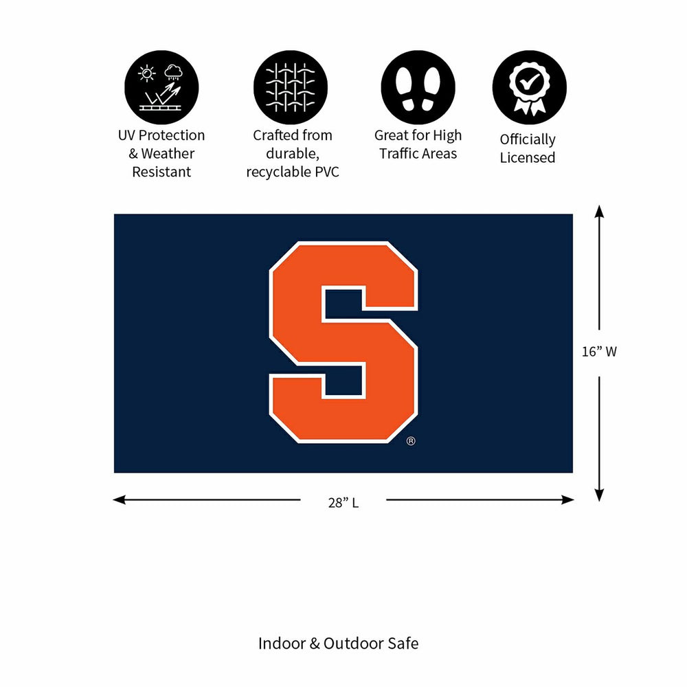 Full Color PVC Mat, 16" x 28", Syracuse University, Collegiate