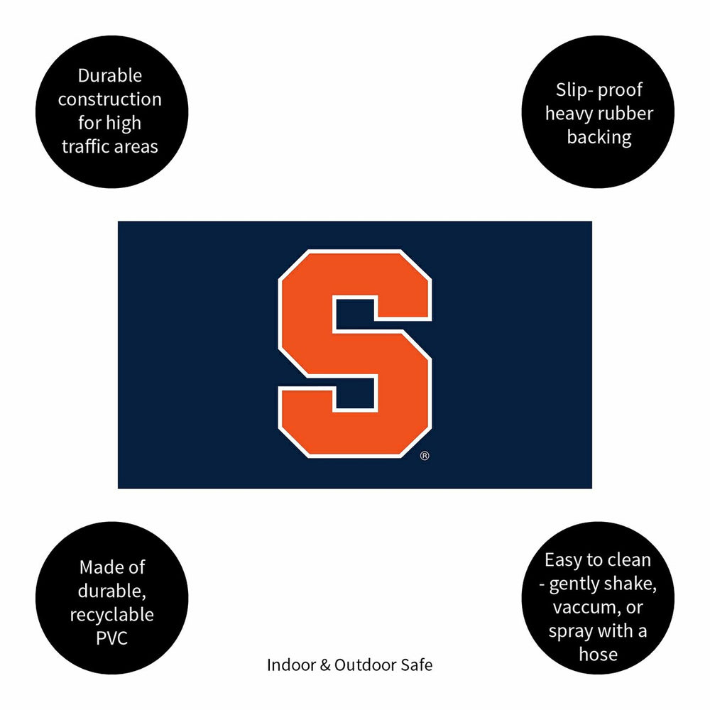 Full Color PVC Mat, 16" x 28", Syracuse University, Collegiate