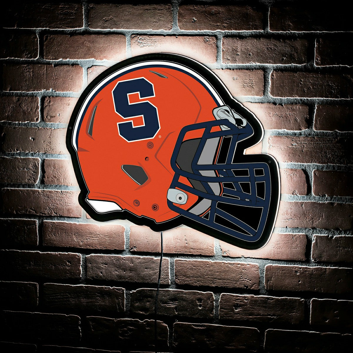 LED Wall Decor, Helmet, Syracuse University, Collegiate, Home