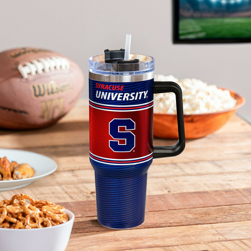 40oz Stainless Steel Canyon Cup w/ Straw, Syracuse University, Collegiate, Home