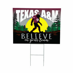 Texas A&M Yard Sign, Bigfoot, Collegiate, Home