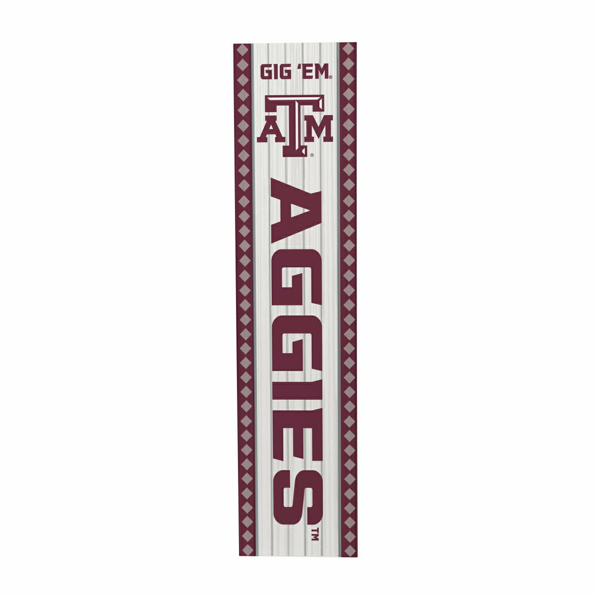 47" Double Sided Leaner, Texas A&M, Christmas, Collegiate, Home