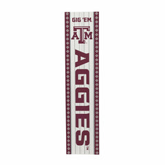 47" Double Sided Leaner, Texas A&M, Christmas, Collegiate, Home