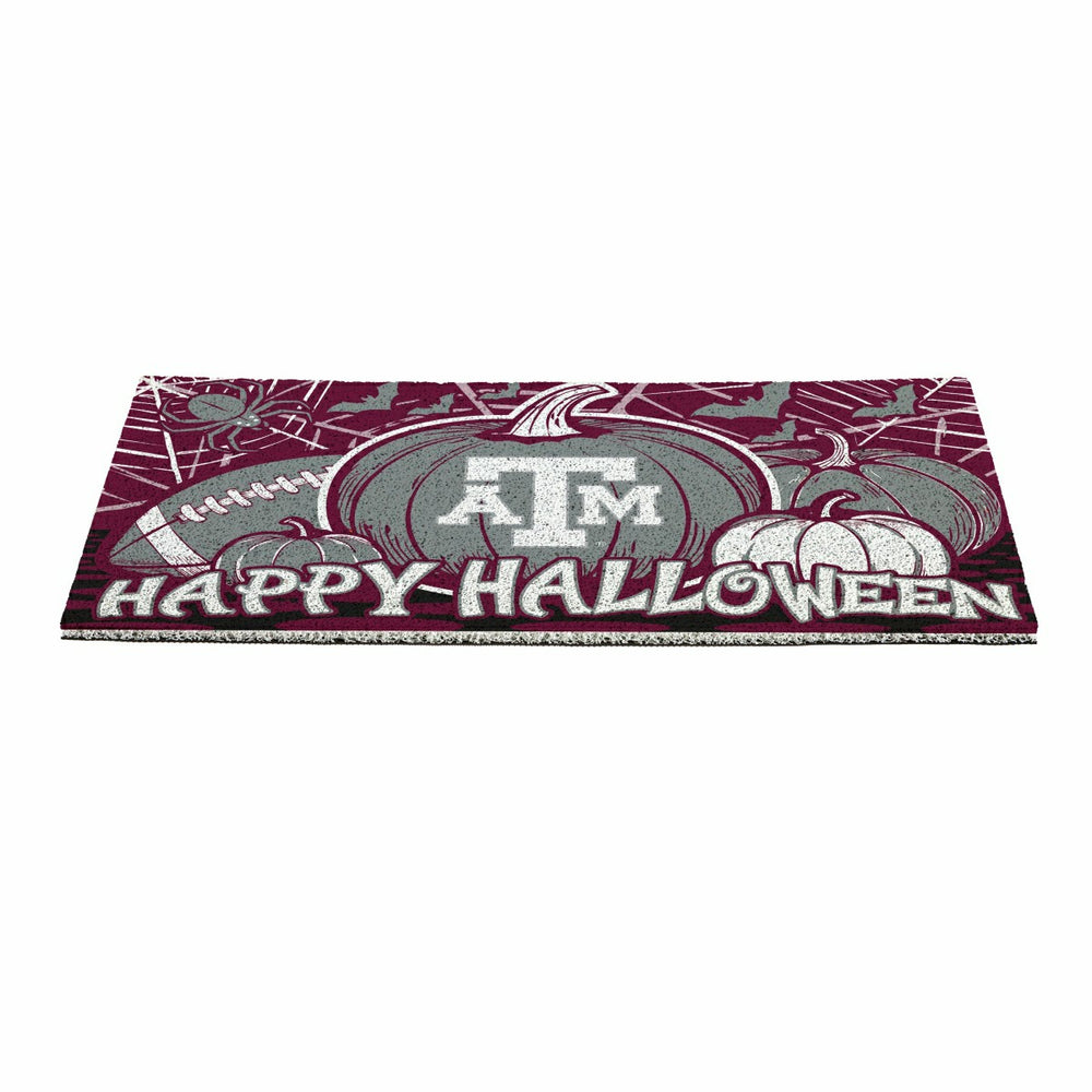 Texas A&M Halloween PVC Mat, 28"x16", Collegiate