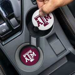 Texas A&M Car Coaster Set, 2pc, Collegiate, Home