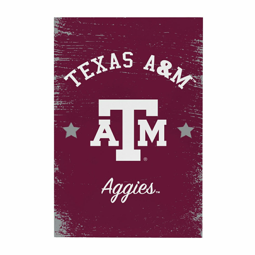 Texas A&M Wood Wall Sign, 16x24, Collegiate, Home