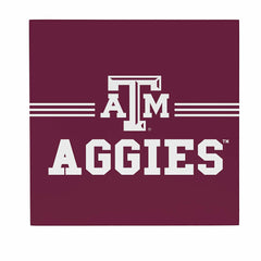 Texas A&M Wood Wall Sign, 12x12, Collegiate, Home