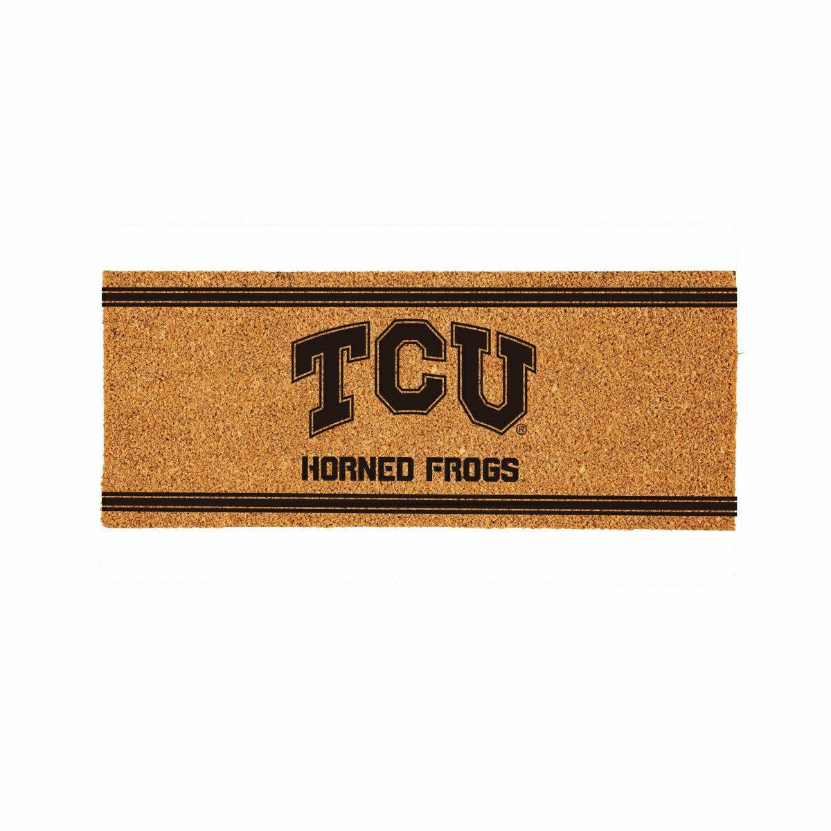 Texas Christian University Extra Large One Color Coir Mat, 60"x24", Collegiate