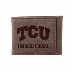 Front Pocket Wallet w/ RFID Blocking, Texas Christian University, Brow, Collegiate, Home