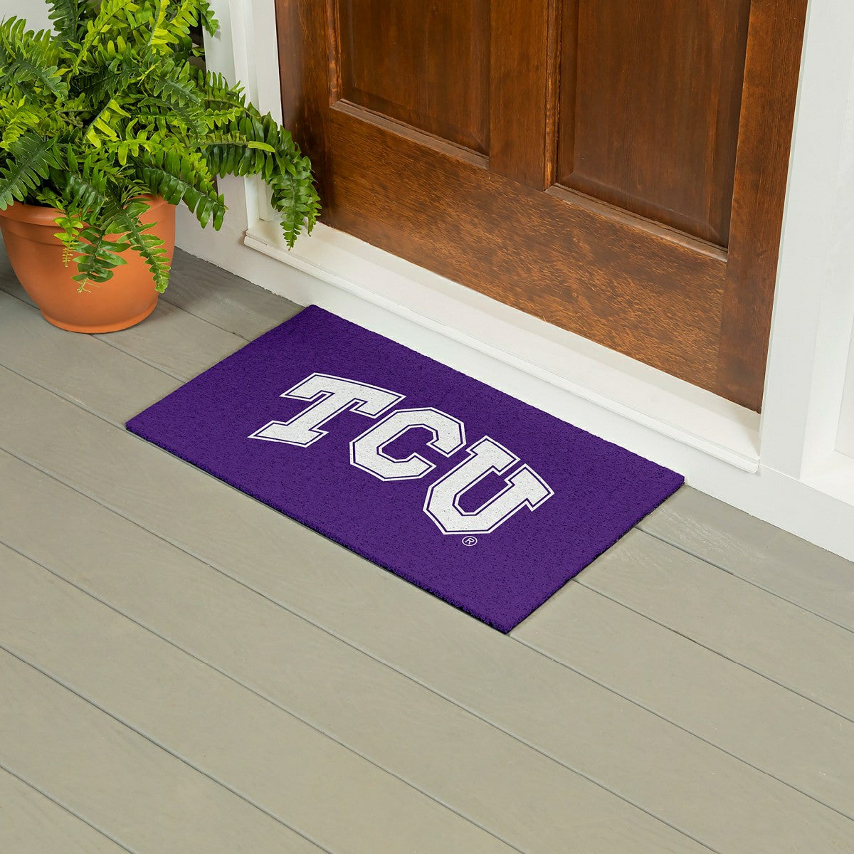 Full Color PVC Mat, 16" x 28", Texas Christian University, Collegiate