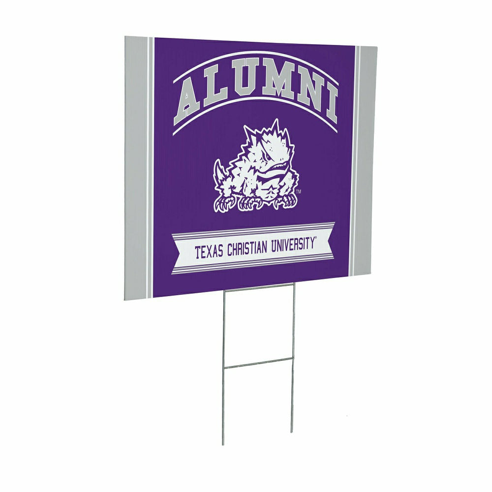 Texas Christian University Coroplast Yard Sign Alumni, Collegiate, Home