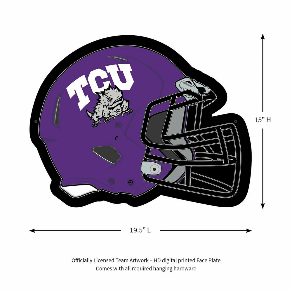 LED Wall Decor, Helmet, Texas Christian University, Collegiate, Home