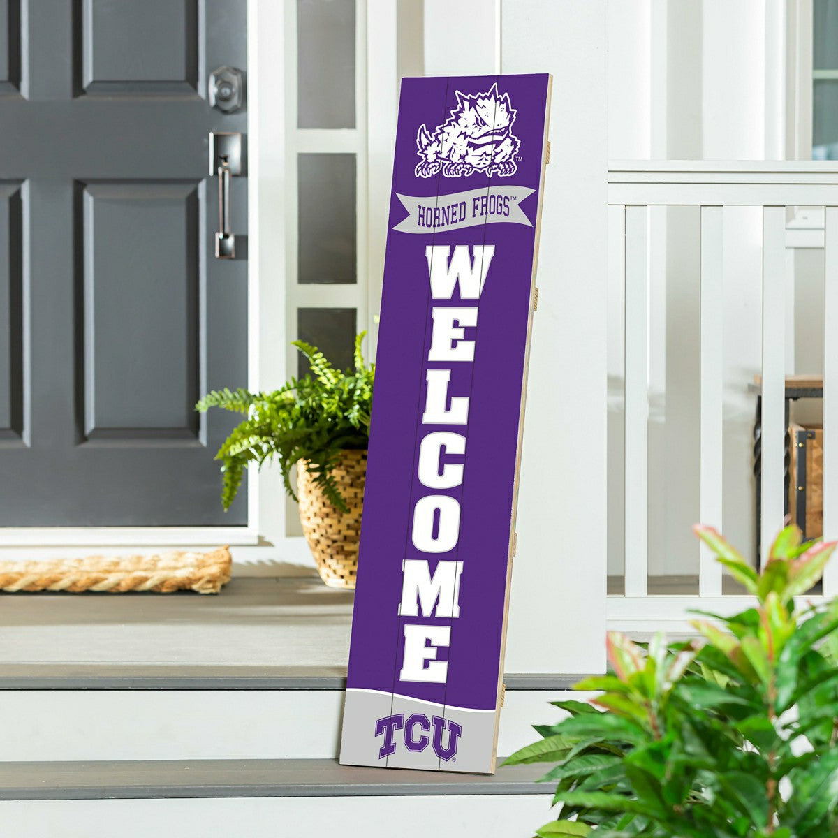 Texas Christian University Large Single Sided Leaner, 46", Collegiate, Home