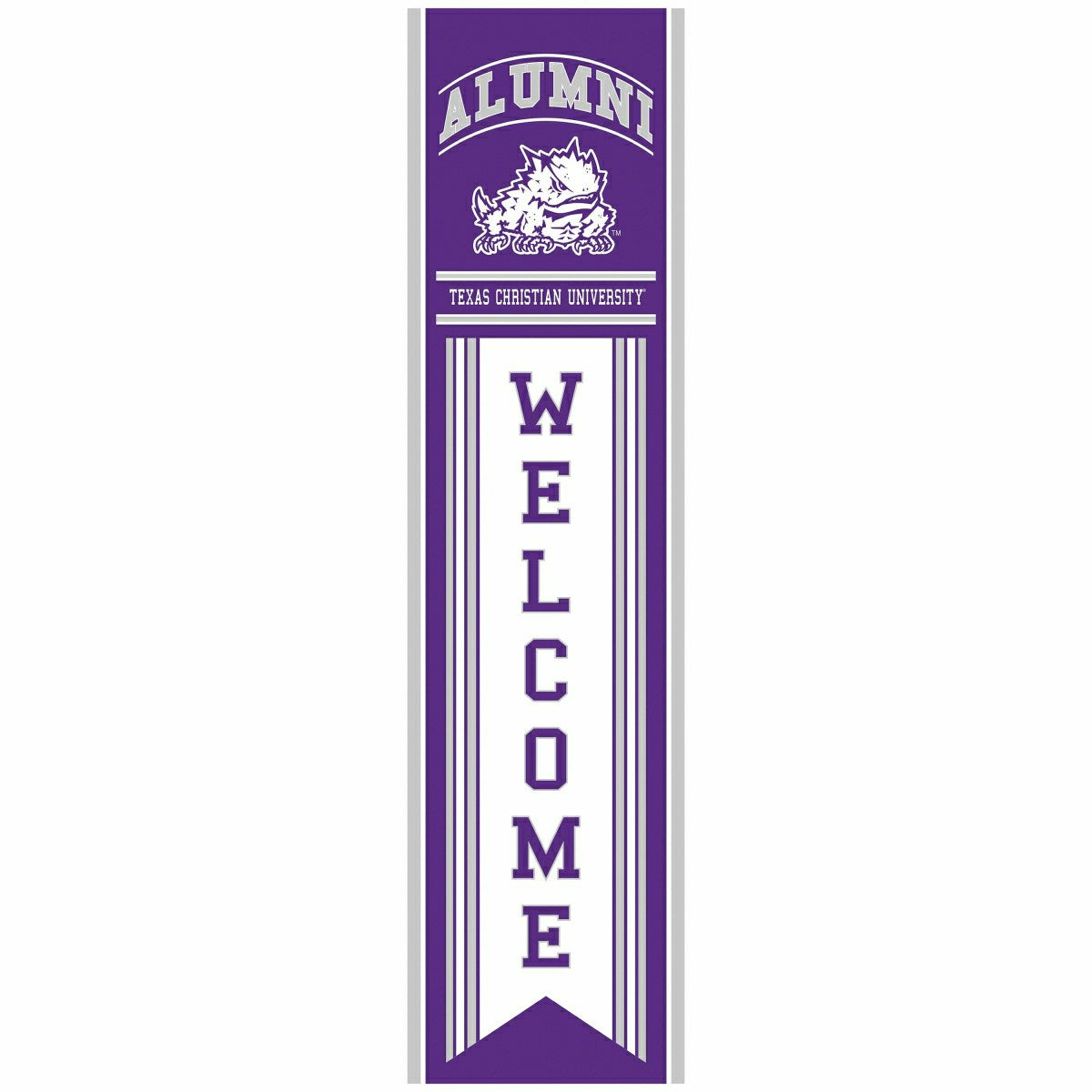 Texas Christian University Alumni Single Sided Large Leaner, 46", Collegiate, Home