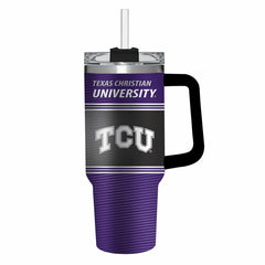 40oz Stainless Steel Canyon Cup w/ Straw, Texas Christian University, Collegiate, Home