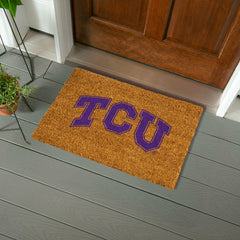 Coir Mat, 16"x28", Texas Christian University, Collegiate