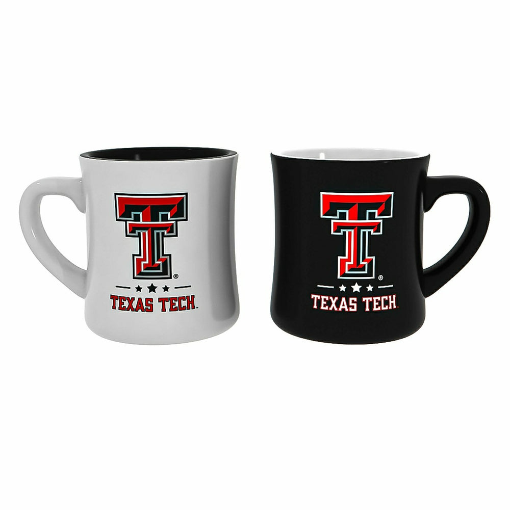 Texas Tech University 10oz Ceramic Cup Set, 2pc, Collegiate, Home