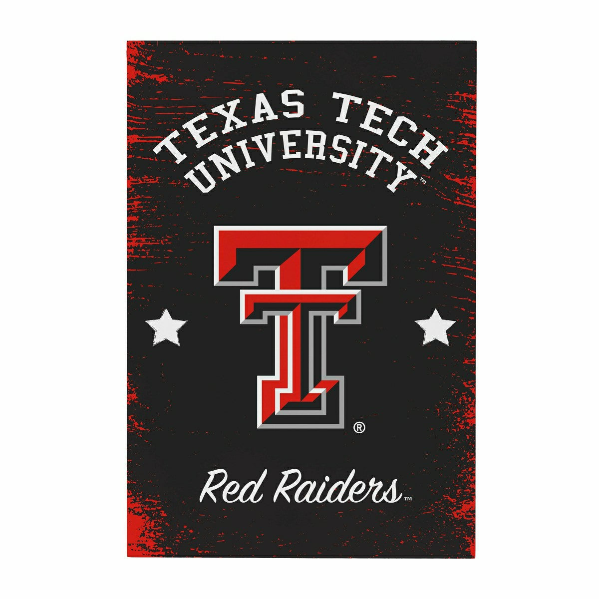 Texas Tech University Wood Wall Sign, 16x24, Collegiate, Home