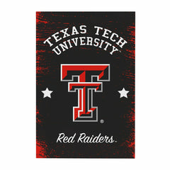 Texas Tech University Wood Wall Sign, 16x24, Collegiate, Home