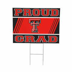 Texas Tech University Coroplast Yard Sign Graduate, Collegiate, Home