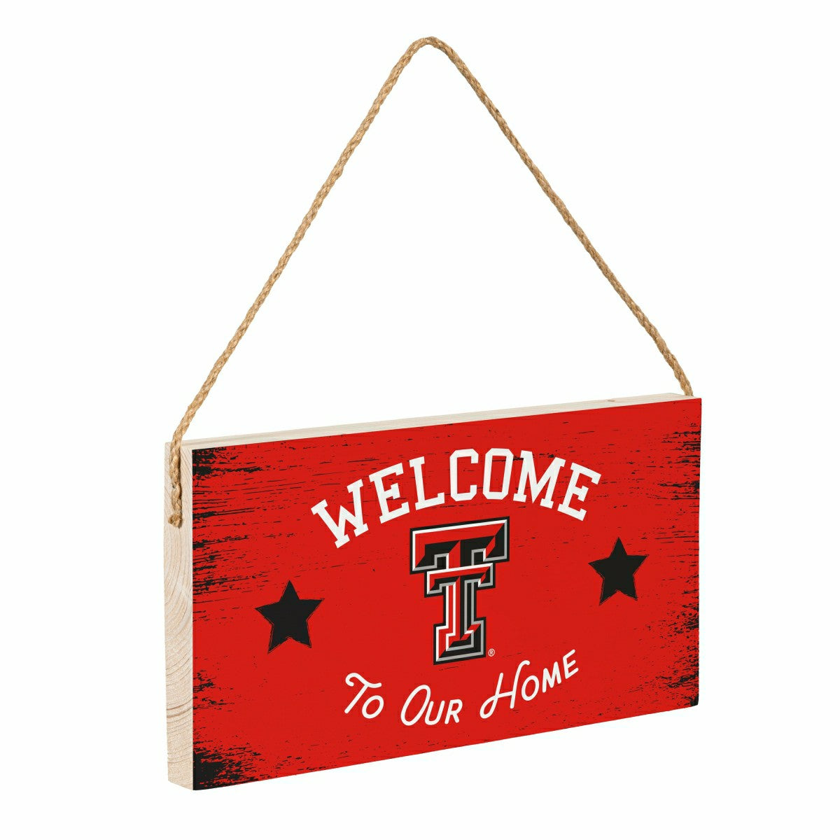 Texas Tech University Wood Wall Sign, 6x11, Collegiate, Home