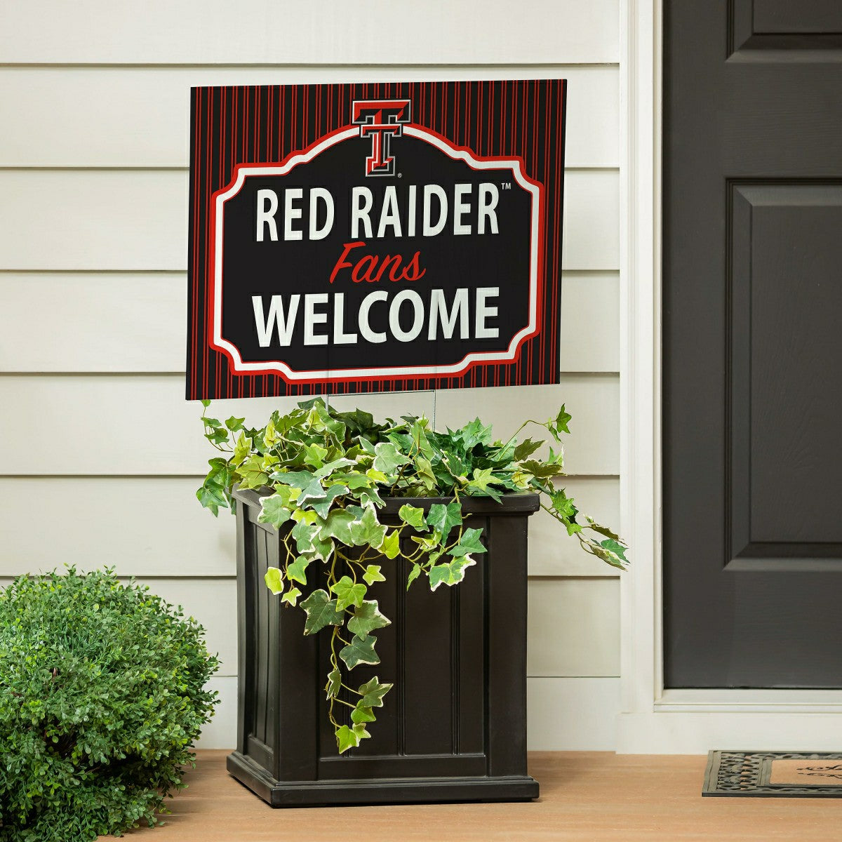 Texas Tech University Coroplast Yard Sign, "Fans Welcome", Collegiate, Home