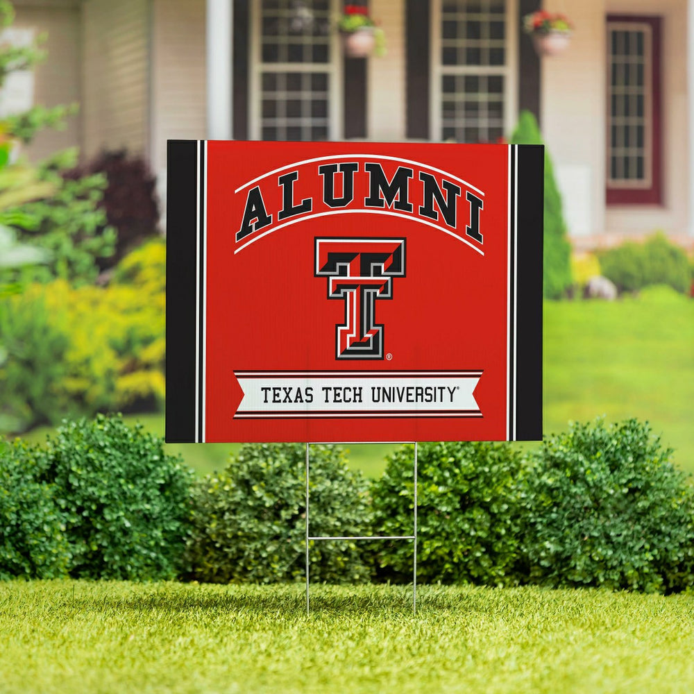 Texas Tech University Coroplast Yard Sign Alumni, Collegiate, Home