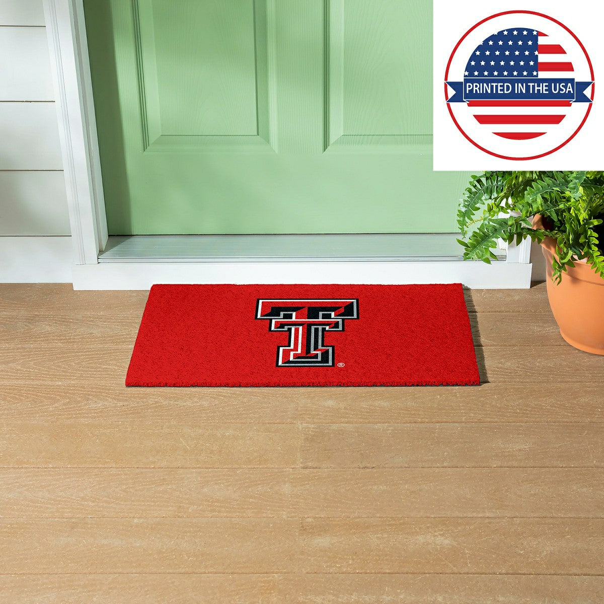 Full Color PVC Mat, 16" x 28", Texas Tech University, Collegiate