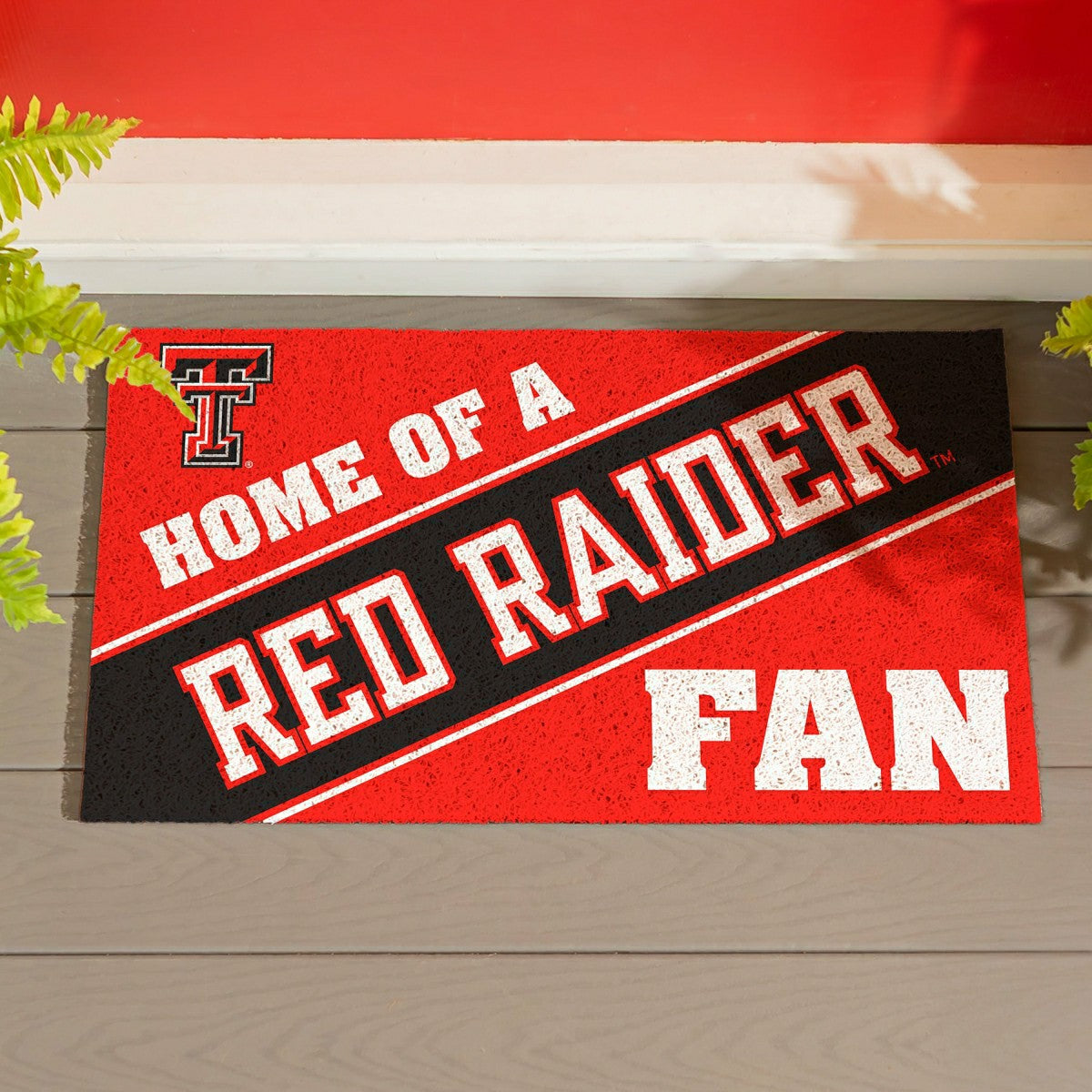 Texas Tech University, PVC Mat COLOR, Home of a Fan, Collegiate