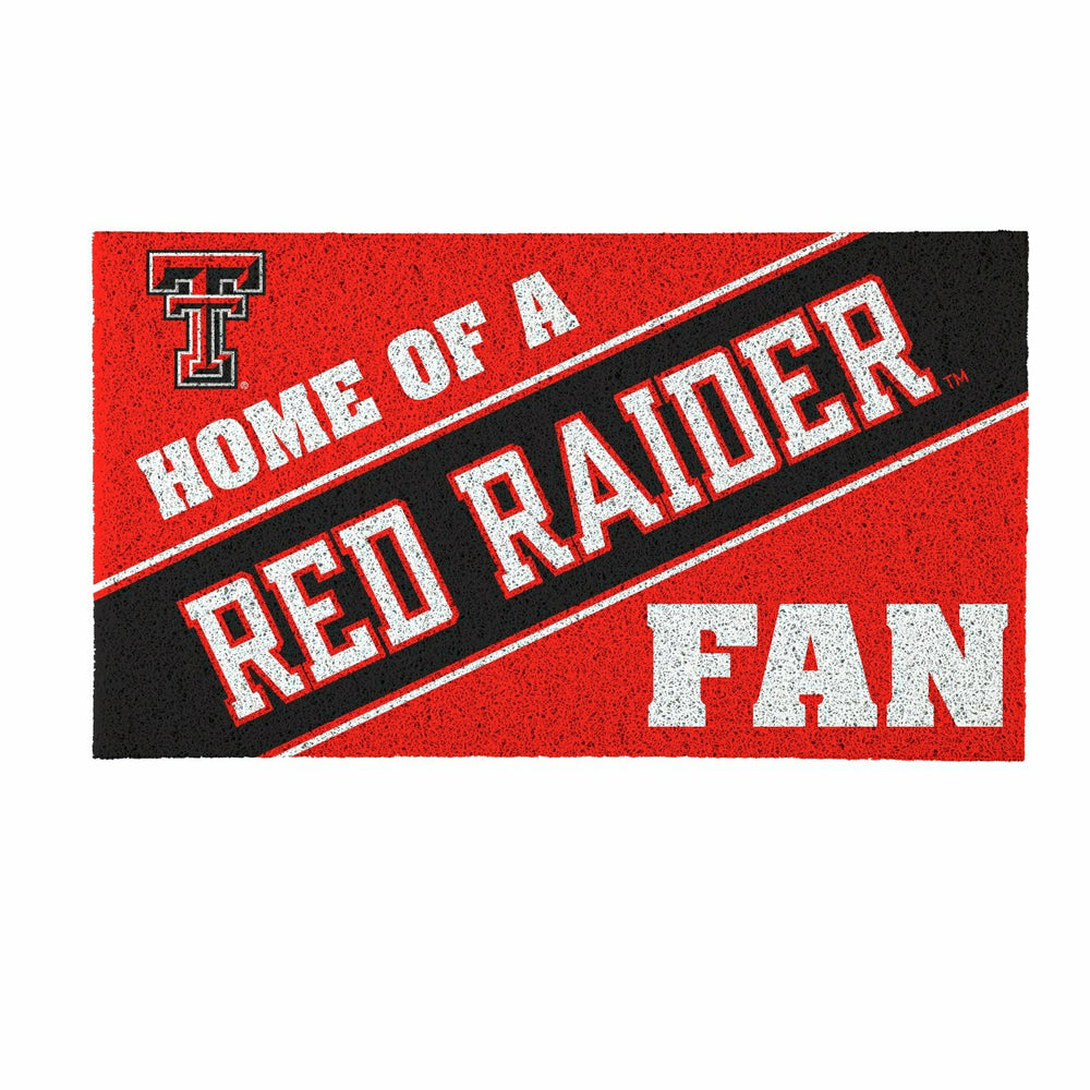 Texas Tech University, PVC Mat COLOR, Home of a Fan, Collegiate